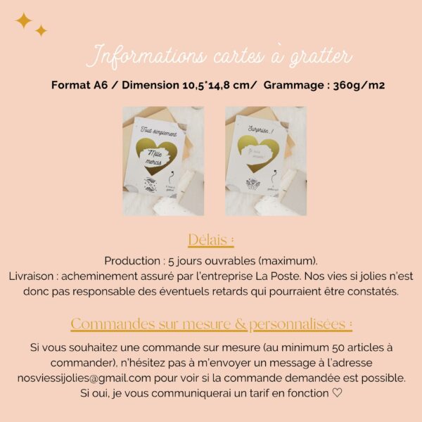 informations carte a gratter annonce